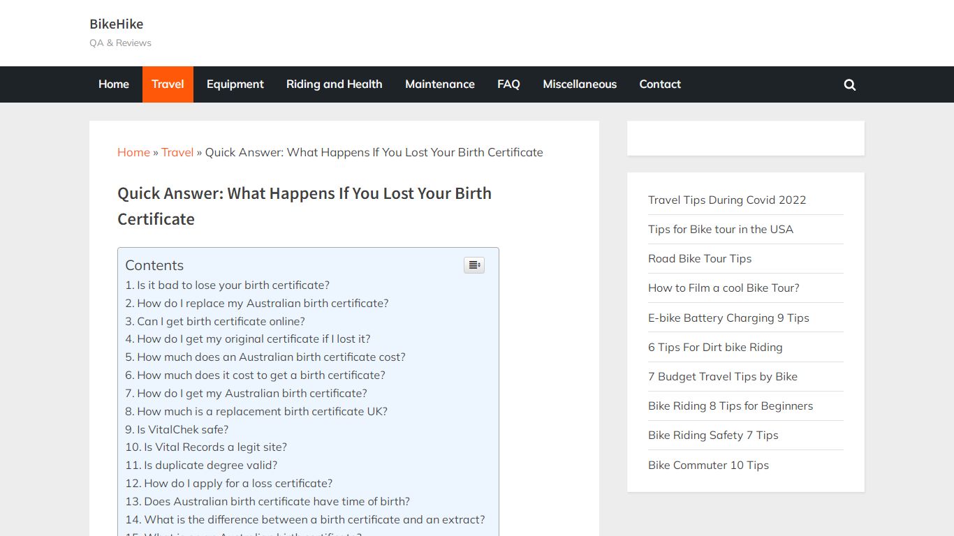 Quick Answer: What Happens If You Lost Your Birth Certificate